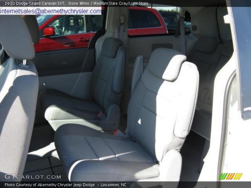 Stone White / Medium Slate Gray/Light Shale 2010 Dodge Grand Caravan SXT