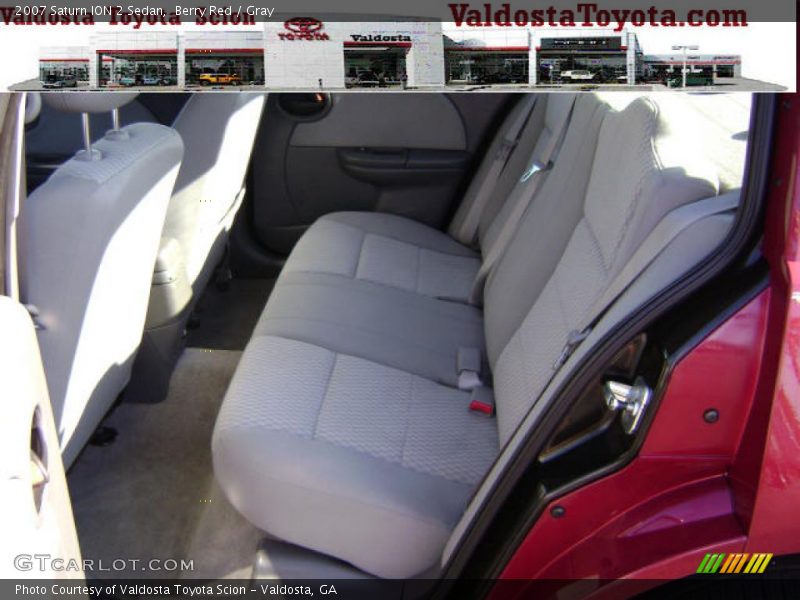 Berry Red / Gray 2007 Saturn ION 2 Sedan