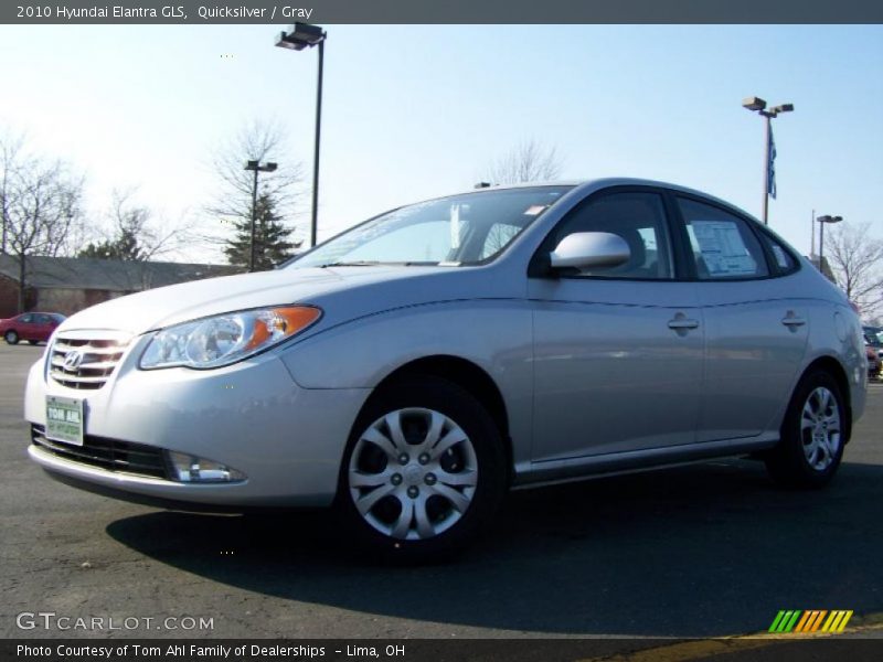 Quicksilver / Gray 2010 Hyundai Elantra GLS