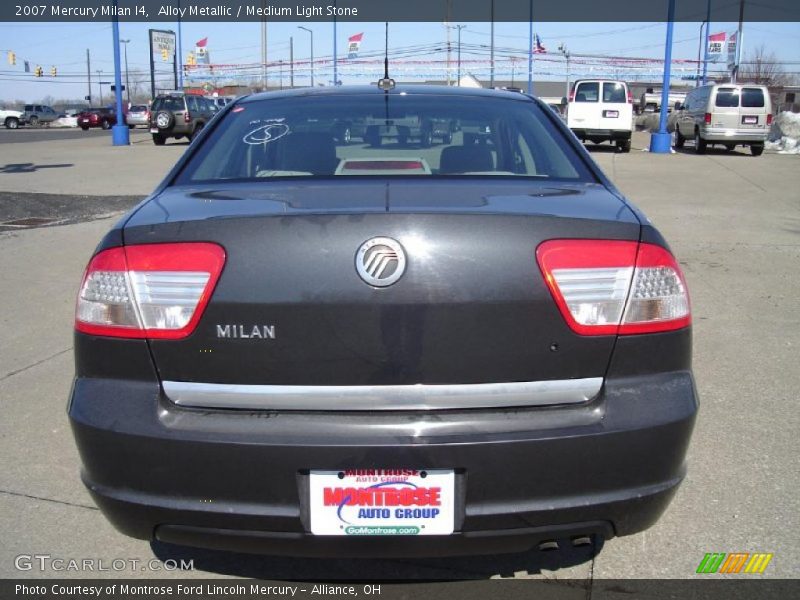 Alloy Metallic / Medium Light Stone 2007 Mercury Milan I4
