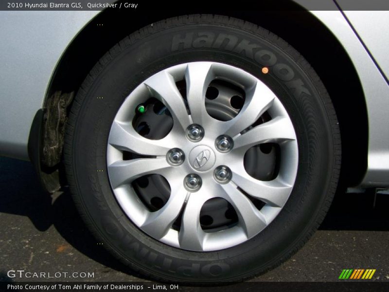 Quicksilver / Gray 2010 Hyundai Elantra GLS