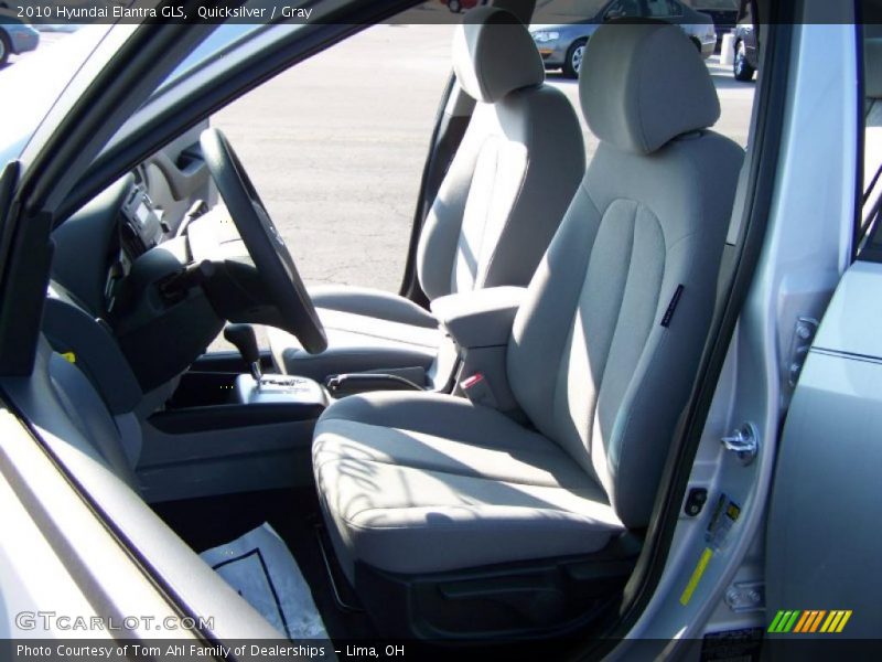 Quicksilver / Gray 2010 Hyundai Elantra GLS