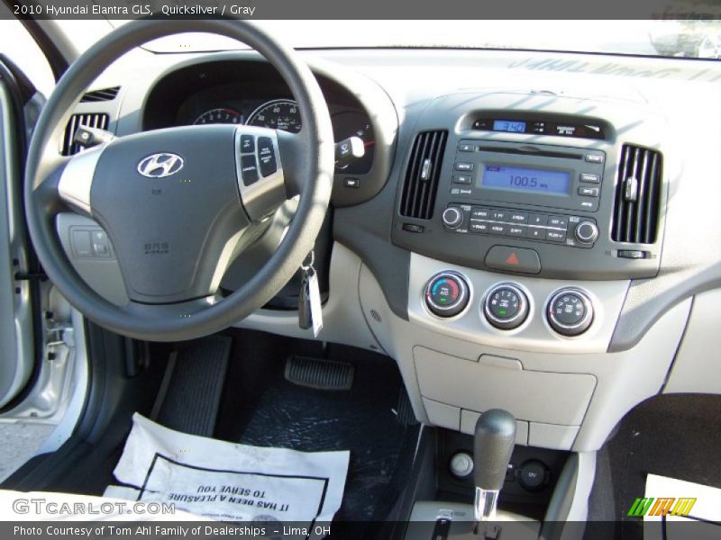 Quicksilver / Gray 2010 Hyundai Elantra GLS