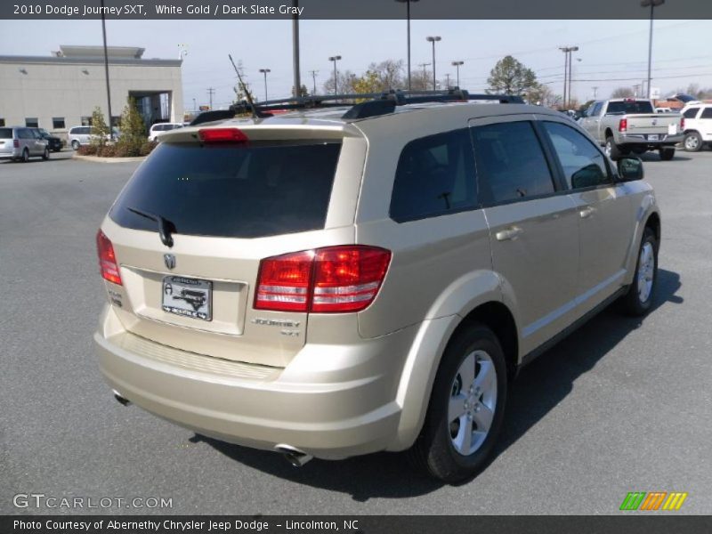 White Gold / Dark Slate Gray 2010 Dodge Journey SXT