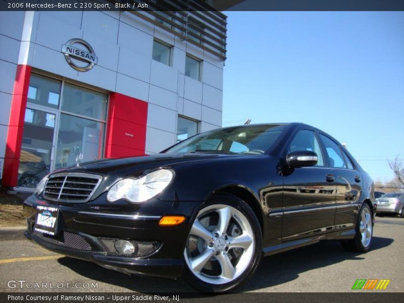 Black / Ash 2006 Mercedes-Benz C 230 Sport