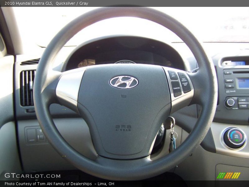 Quicksilver / Gray 2010 Hyundai Elantra GLS
