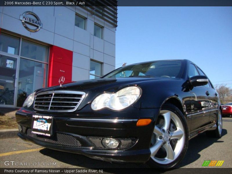 Black / Ash 2006 Mercedes-Benz C 230 Sport