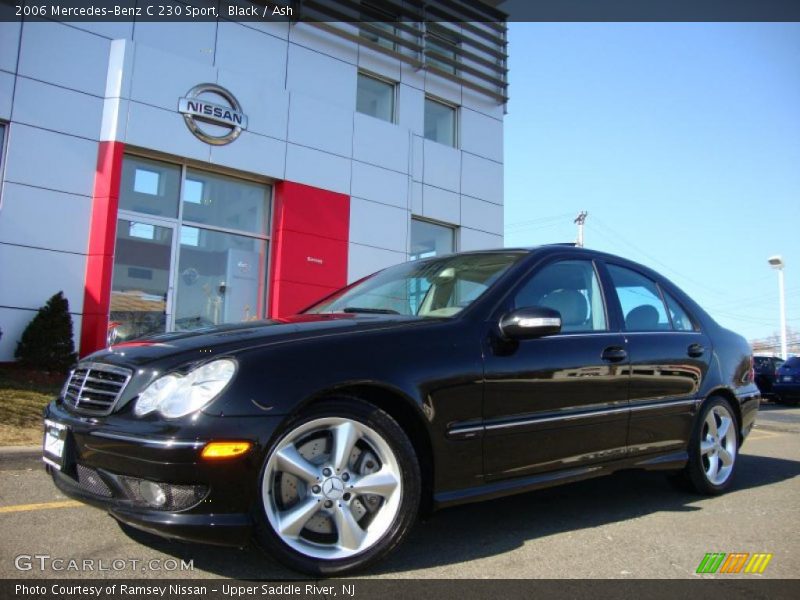 Black / Ash 2006 Mercedes-Benz C 230 Sport