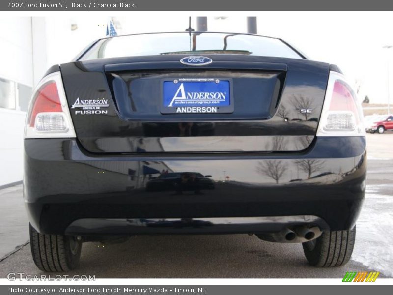 Black / Charcoal Black 2007 Ford Fusion SE