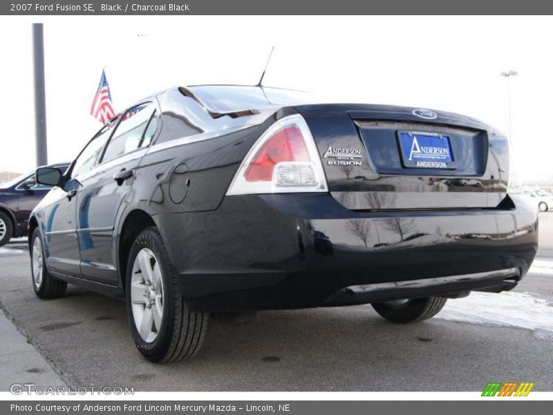 Black / Charcoal Black 2007 Ford Fusion SE