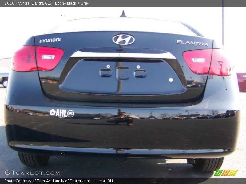 Ebony Black / Gray 2010 Hyundai Elantra GLS