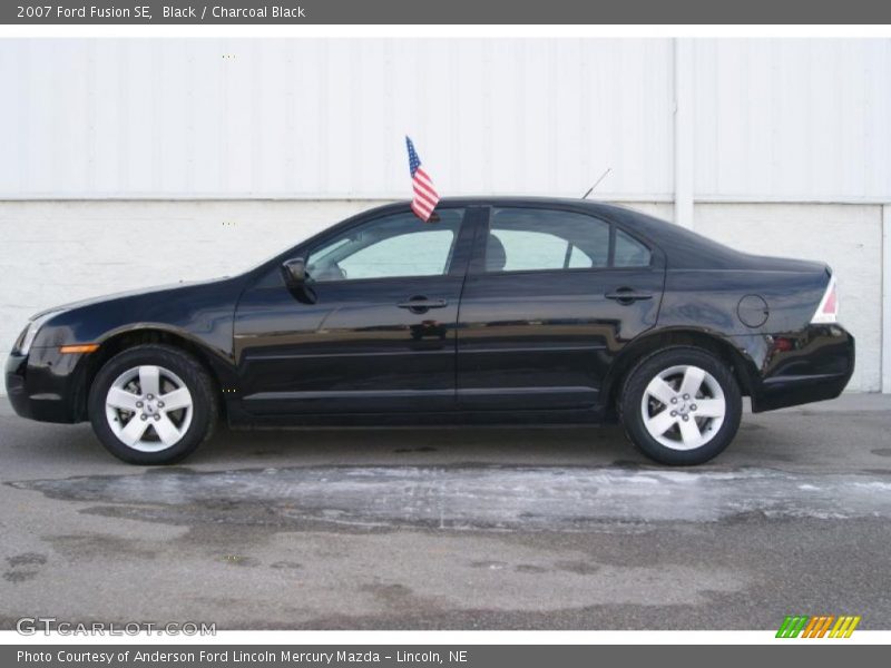 Black / Charcoal Black 2007 Ford Fusion SE