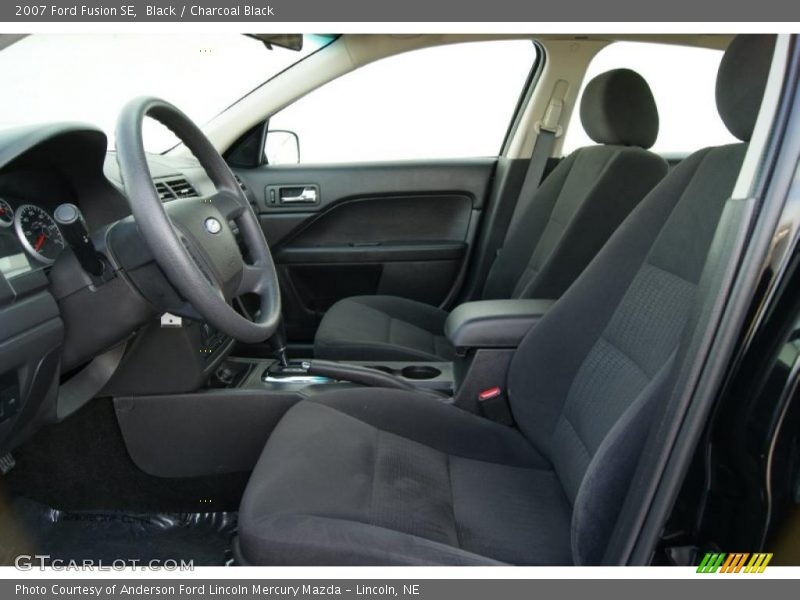 Black / Charcoal Black 2007 Ford Fusion SE