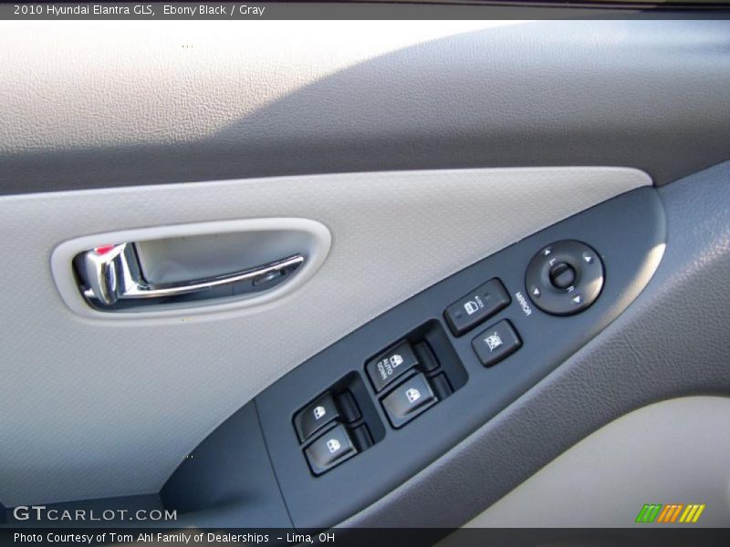 Ebony Black / Gray 2010 Hyundai Elantra GLS