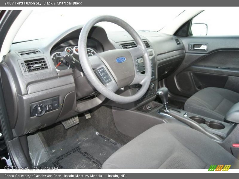 Black / Charcoal Black 2007 Ford Fusion SE