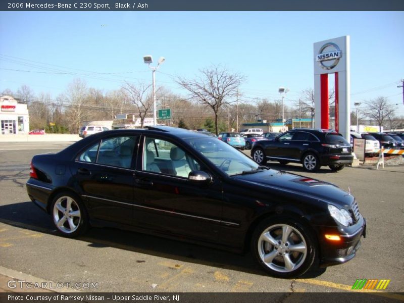 Black / Ash 2006 Mercedes-Benz C 230 Sport