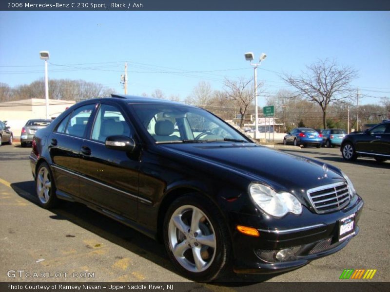 Black / Ash 2006 Mercedes-Benz C 230 Sport