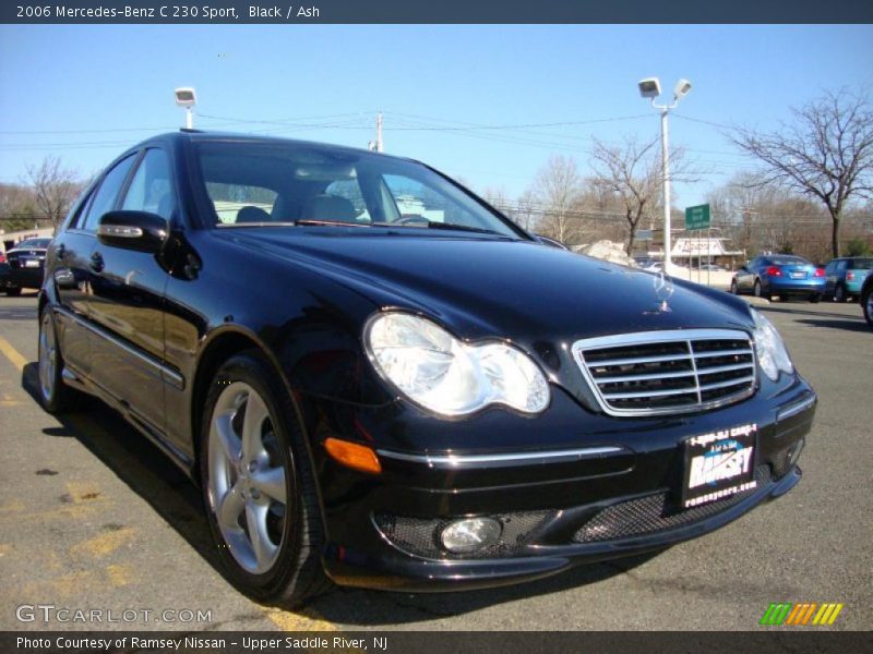Black / Ash 2006 Mercedes-Benz C 230 Sport