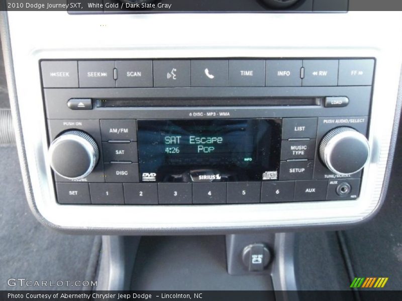 White Gold / Dark Slate Gray 2010 Dodge Journey SXT