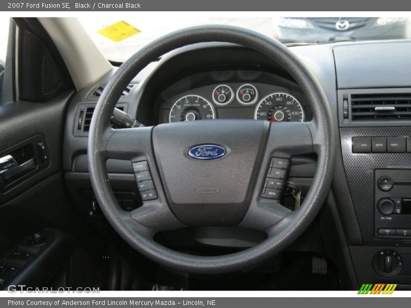 Black / Charcoal Black 2007 Ford Fusion SE