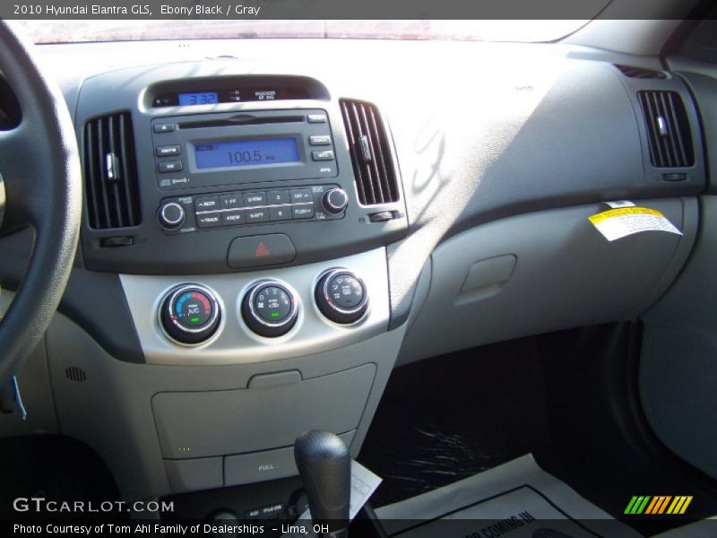 Ebony Black / Gray 2010 Hyundai Elantra GLS