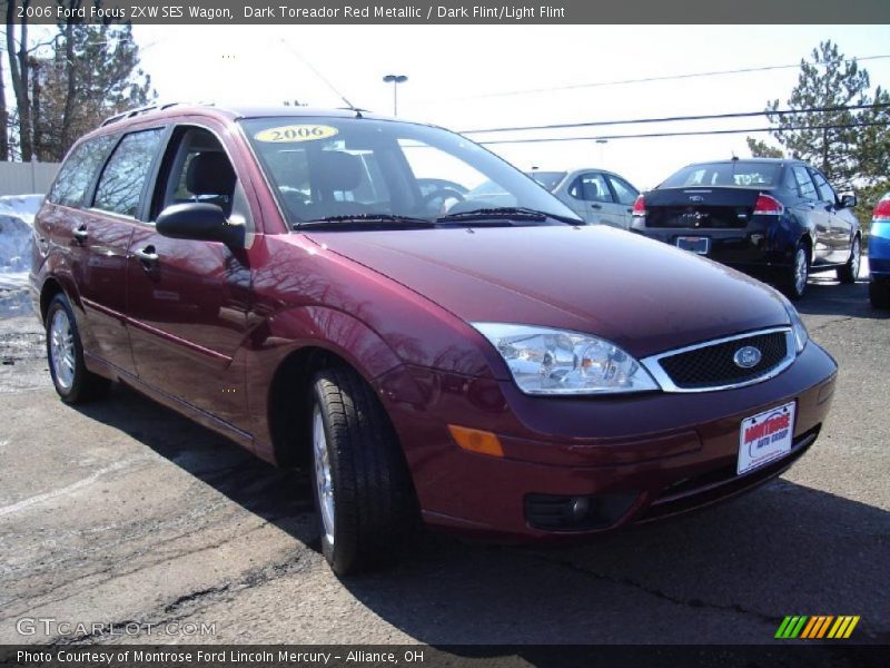 Dark Toreador Red Metallic / Dark Flint/Light Flint 2006 Ford Focus ZXW SES Wagon