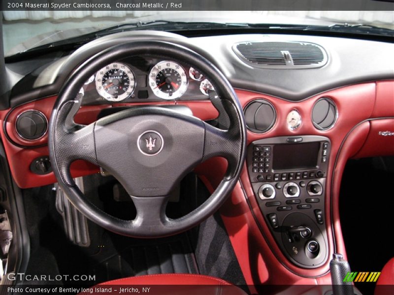 Charcoal Metallic / Red 2004 Maserati Spyder Cambiocorsa