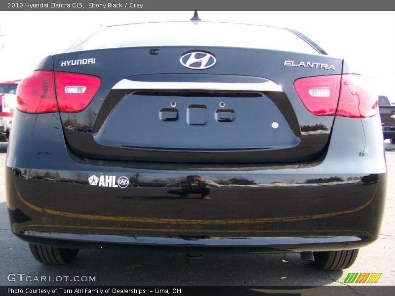 Ebony Black / Gray 2010 Hyundai Elantra GLS