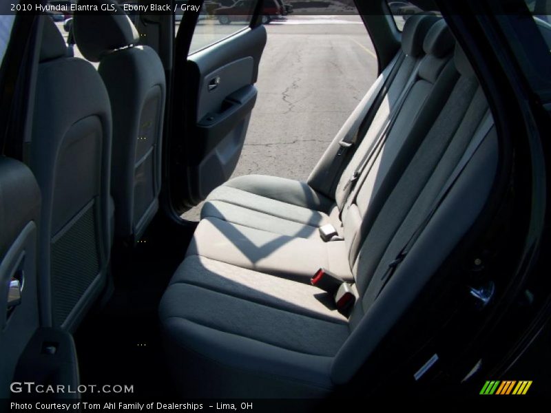 Ebony Black / Gray 2010 Hyundai Elantra GLS