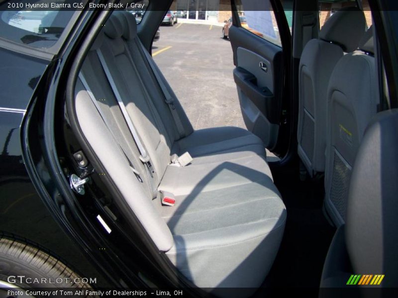 Ebony Black / Gray 2010 Hyundai Elantra GLS