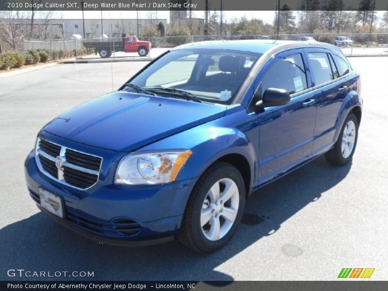 Deep Water Blue Pearl / Dark Slate Gray 2010 Dodge Caliber SXT