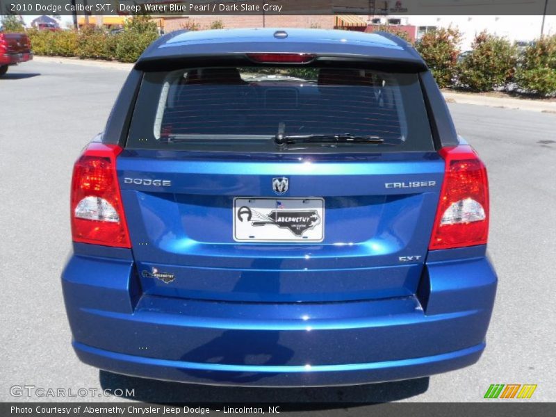 Deep Water Blue Pearl / Dark Slate Gray 2010 Dodge Caliber SXT