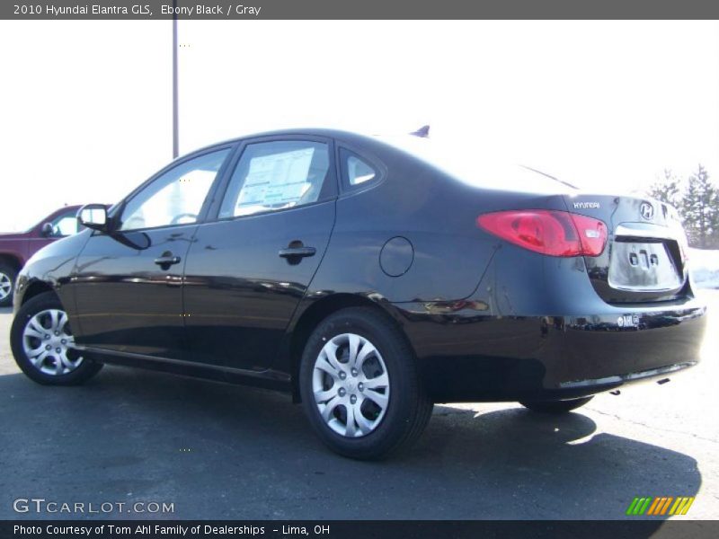 Ebony Black / Gray 2010 Hyundai Elantra GLS