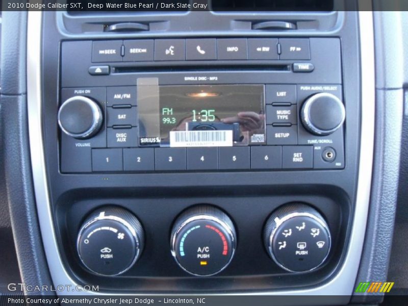 Deep Water Blue Pearl / Dark Slate Gray 2010 Dodge Caliber SXT