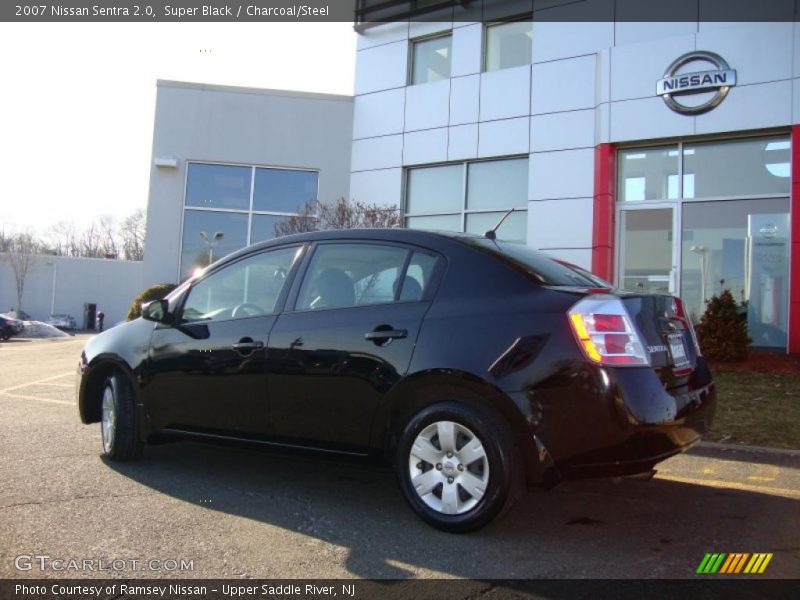 Super Black / Charcoal/Steel 2007 Nissan Sentra 2.0