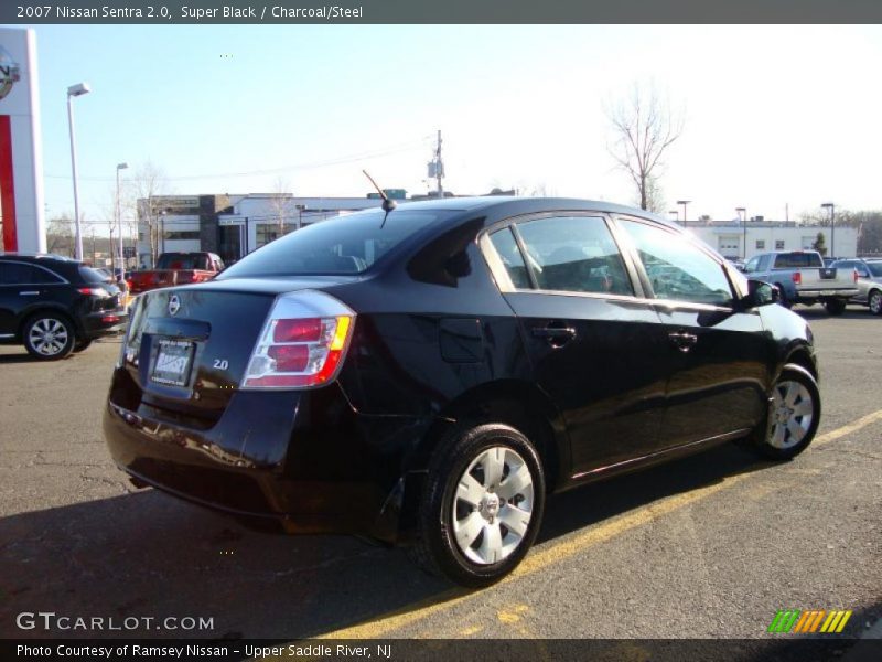 Super Black / Charcoal/Steel 2007 Nissan Sentra 2.0