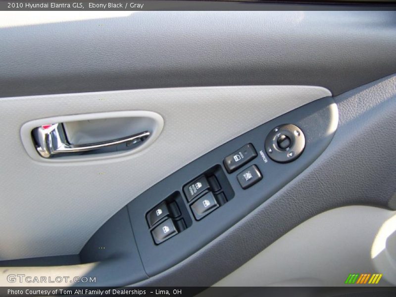 Ebony Black / Gray 2010 Hyundai Elantra GLS
