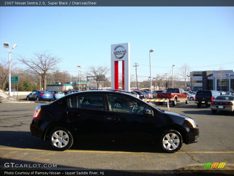 Super Black / Charcoal/Steel 2007 Nissan Sentra 2.0