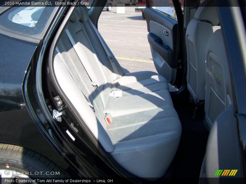 Ebony Black / Gray 2010 Hyundai Elantra GLS