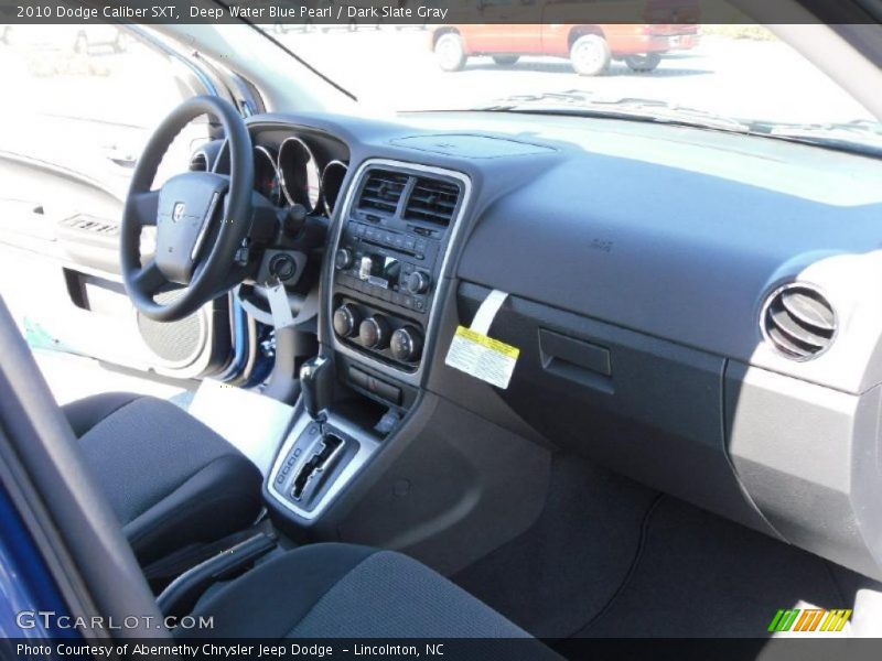 Deep Water Blue Pearl / Dark Slate Gray 2010 Dodge Caliber SXT