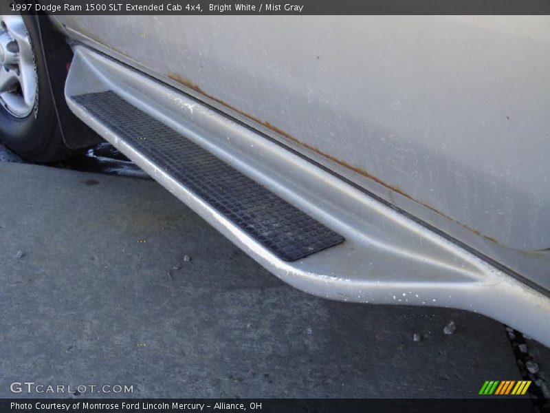 Bright White / Mist Gray 1997 Dodge Ram 1500 SLT Extended Cab 4x4