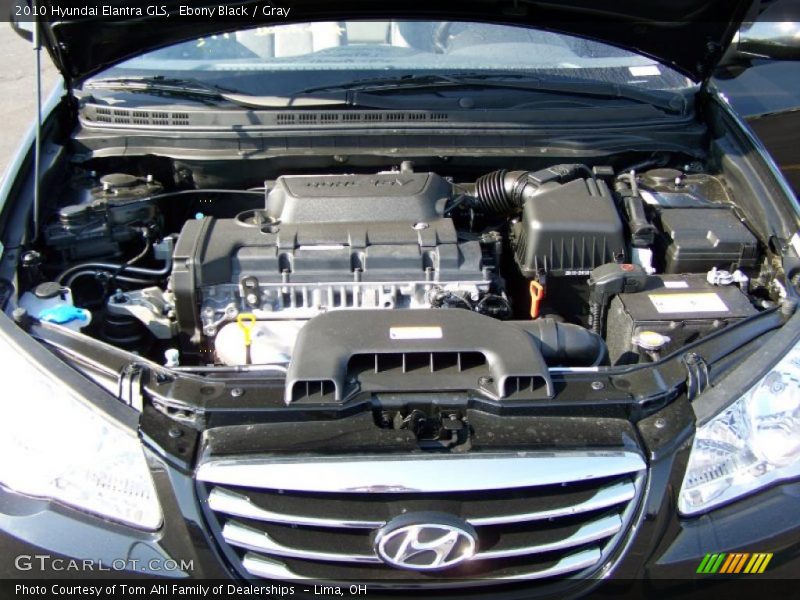 Ebony Black / Gray 2010 Hyundai Elantra GLS
