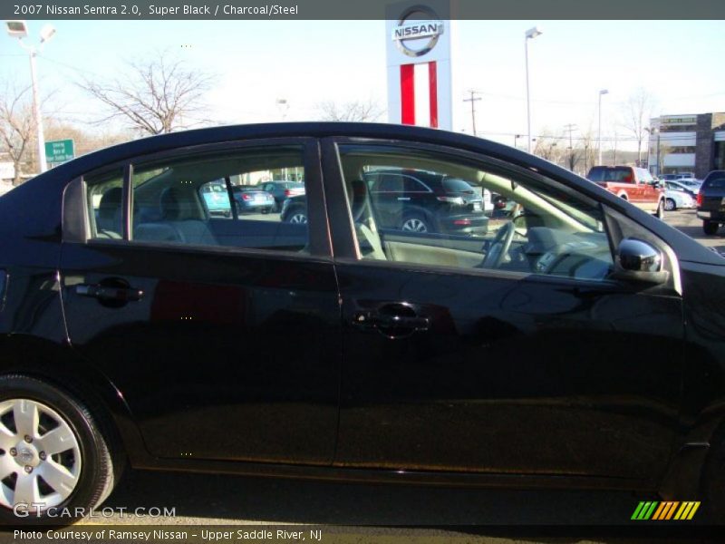 Super Black / Charcoal/Steel 2007 Nissan Sentra 2.0