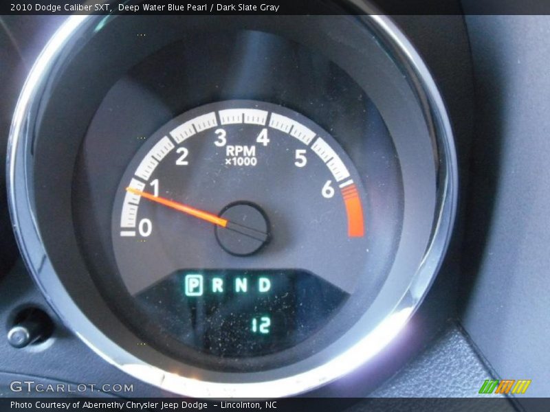 Deep Water Blue Pearl / Dark Slate Gray 2010 Dodge Caliber SXT