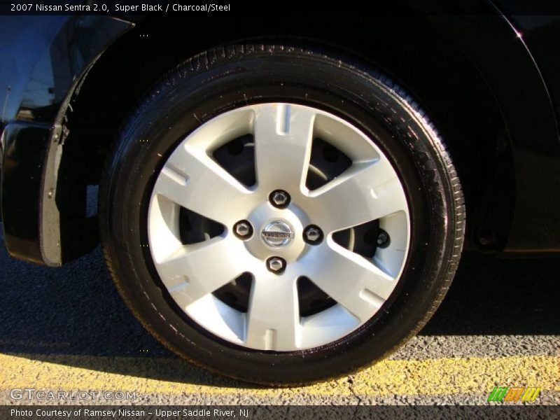Super Black / Charcoal/Steel 2007 Nissan Sentra 2.0