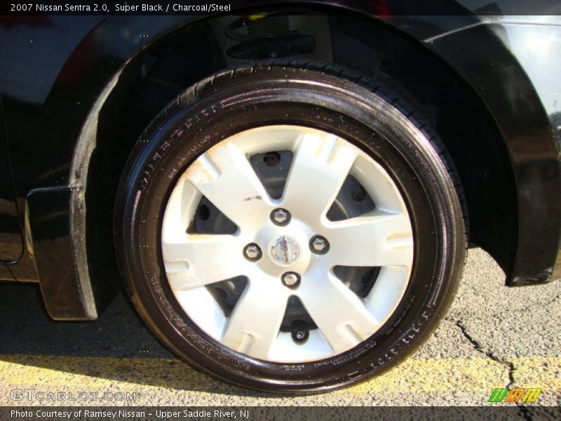 Super Black / Charcoal/Steel 2007 Nissan Sentra 2.0
