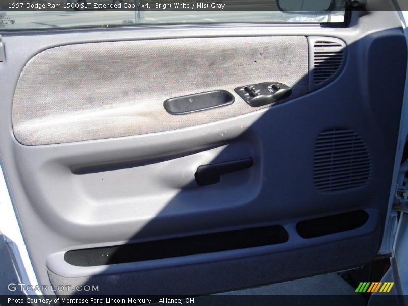 Bright White / Mist Gray 1997 Dodge Ram 1500 SLT Extended Cab 4x4