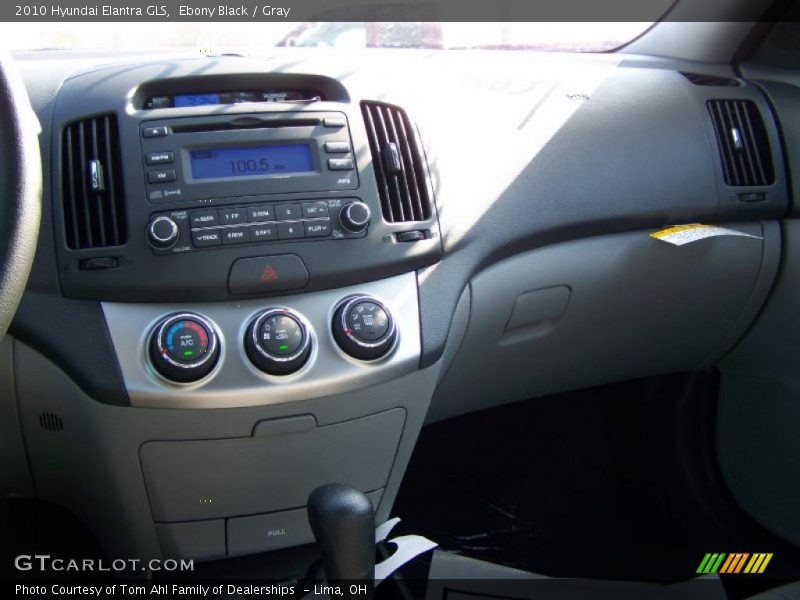 Ebony Black / Gray 2010 Hyundai Elantra GLS