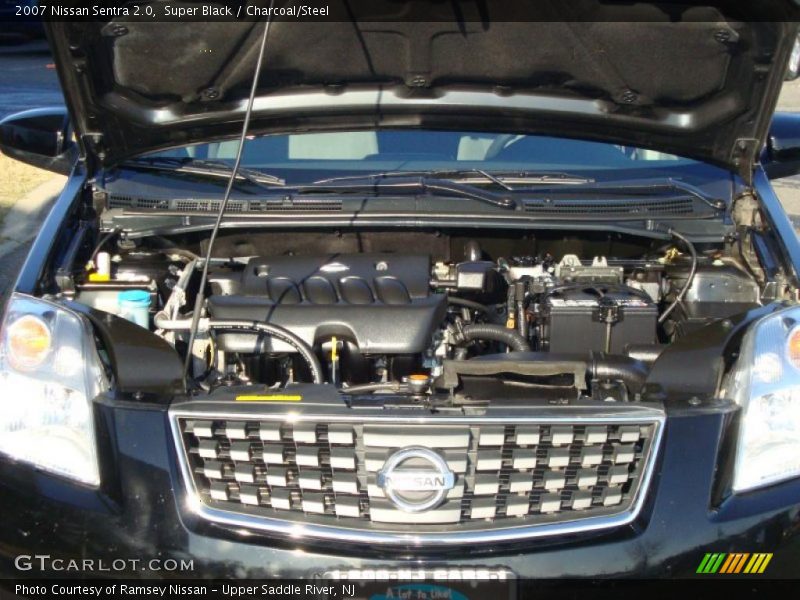 Super Black / Charcoal/Steel 2007 Nissan Sentra 2.0