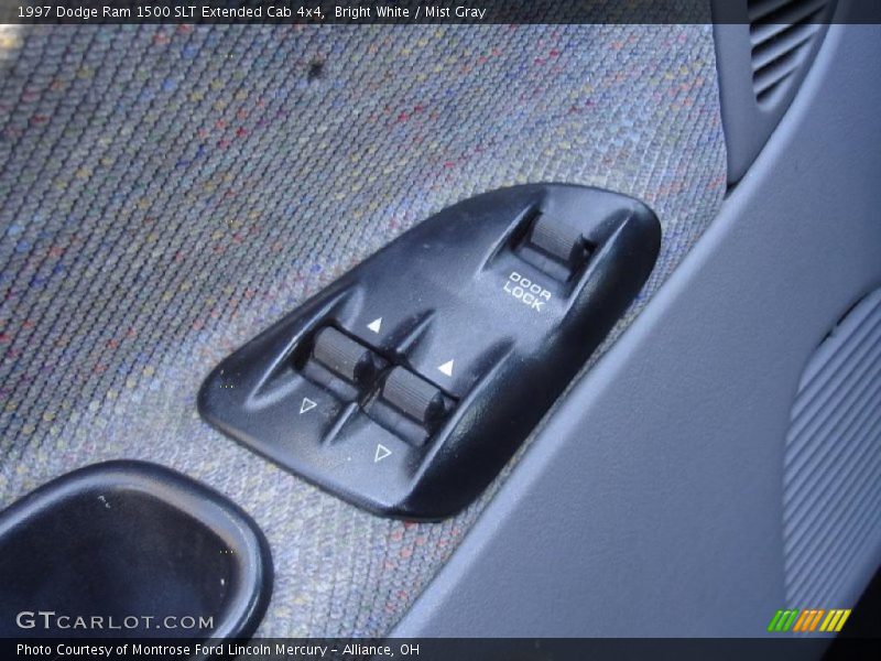 Bright White / Mist Gray 1997 Dodge Ram 1500 SLT Extended Cab 4x4